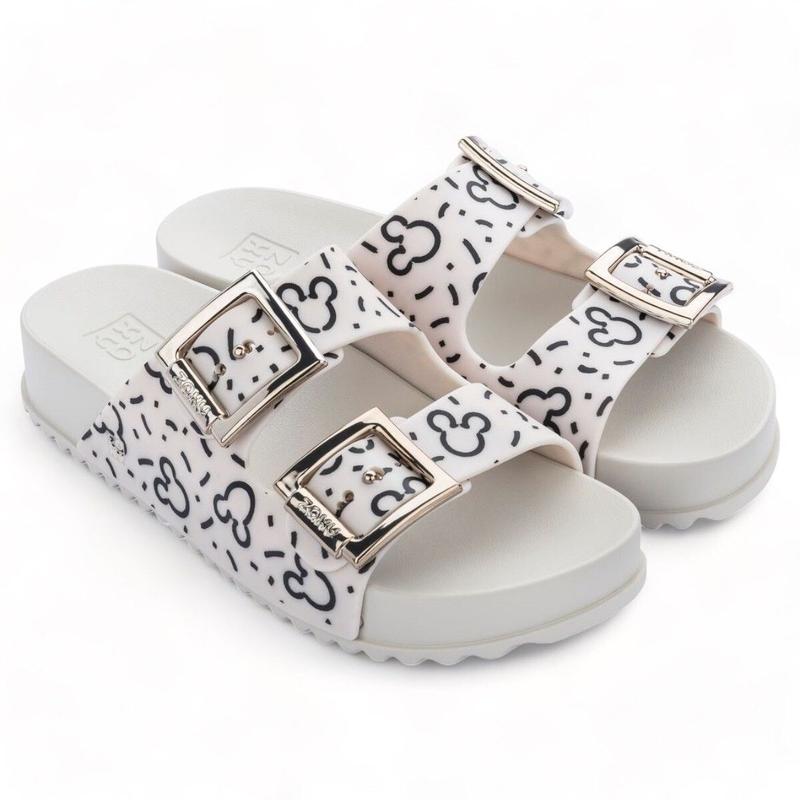 Sandalia Zaxy Partner Feminina Papete Joy Mickey Fivelas - Papete